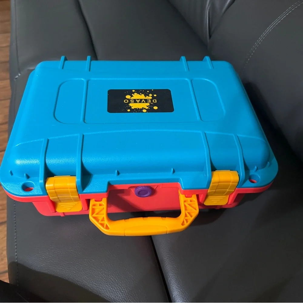 Red and Blue Nintendo switch carrying case
